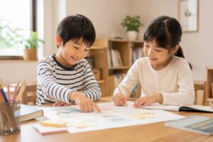 積極的　主体的な子ども